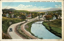 North Main Street Barre, VT Postcard Postcard