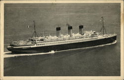 Transatlantique - French Lines, S. S. Paris Steamers Postcard Postcard