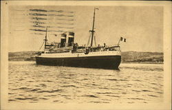 Compagnie Francaise de Navigation a Vapeur (Cyp, Fabre) Paquebot Sinata Steamers Postcard Postcard