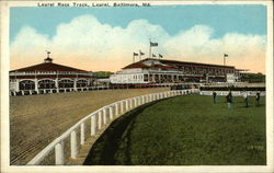 Laurel Race Track, Laurel Baltimore, MD Postcard Postcard