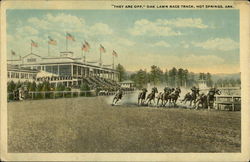 Oak Lawn Race Track Postcard