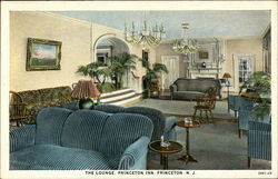 The Lounge at Princeton Inn Postcard