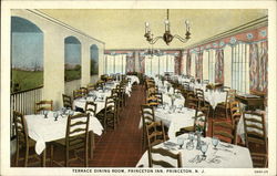 Princeton Inn - Terrace Dining Room Postcard