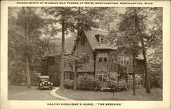 Calvin Coolidge's Home, The Beeches Postcard