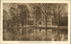 Elmira College - Carnegie Science Hall New York Postcard Postcard