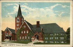 First M. E. Church Mechanicville, NY Postcard Postcard