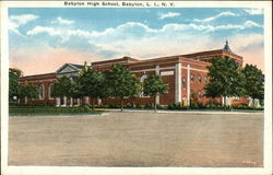 Babylon High School Postcard