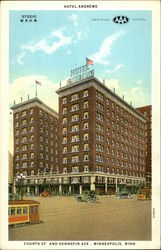 Hotel Andrews Minneapolis, MN Postcard Postcard