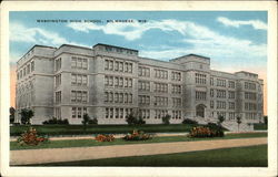 Washington High School Milwaukee, WI Postcard Postcard