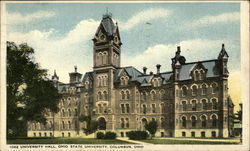 University Hall, Ohio State University Postcard