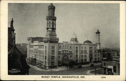 Murat Templa Indianapolis, IN Postcard Postcard