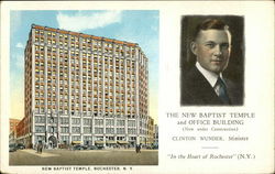 New Baptist Temple and Office Building Postcard