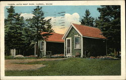 Camps and Rest Park Carmel, ME Postcard Postcard