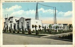 The Rosicrucian Order Headquarters San Jose, CA Postcard Postcard