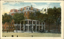 Van Hess House Burlington, VT Postcard Postcard