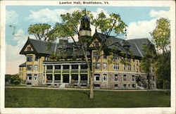 Lawton Hall Brattleboro, VT Postcard Postcard