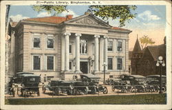 Public Library Binghamton, NY Postcard Postcard