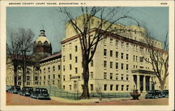 Broome County Court House Postcard