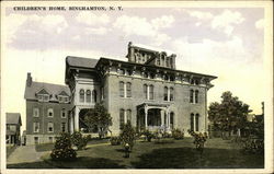 Children's Home Binghamton, NY Postcard Postcard