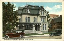 Knights of Columbus Club House Postcard