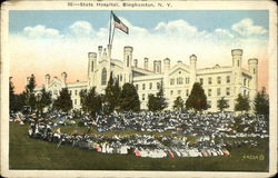 State Hospital and Grounds Binghamton, NY Postcard Postcard