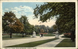 Fort Hill Park - Main Entrance Postcard