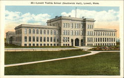 Lowell Textile School (Southwick Hall) Massachusetts Postcard Postcard