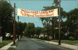 Entrance to Cape May New Jersey Postcard Postcard