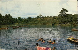 Wendit Swimming Area in East Java Malang, Indonesia Southeast Asia Postcard Postcard