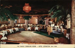 Hotel Lexington - The Hawaiian Room New York, NY Postcard Postcard