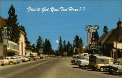 Five'll Get You Ten Here?? Lake Tahoe, CA Postcard Postcard