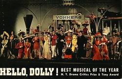 Hello, Dolly! Best Musical of the Year New York, NY Postcard Postcard