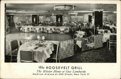 The Roosevelt Grill - The Winter Home of Guy Lombardo Postcard