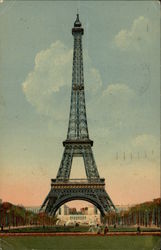 La Tour Eiffel Paris, France Postcard Postcard