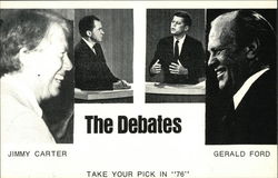 The Debates - Take Your Pick in "76" Political Postcard Postcard