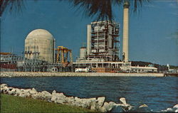 Carolina Power & Light Company's H.B. Robinson Fossil and Nuclear Power Plant Hartsville, SC Postcard Postcard