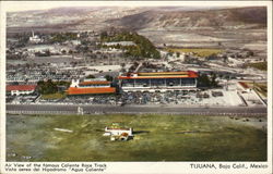 Agua Caliente Race Track Postcard