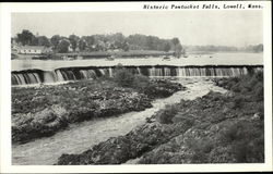 Historic Pawtucket Falls Postcard