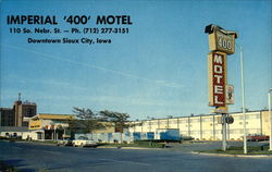 Imperial '400' Motel Sioux City, IA Postcard Postcard