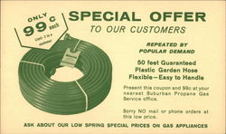 Plastic Garden Hose Postcard