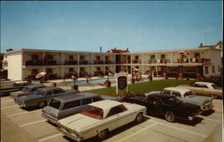 Hotel Showing Swimming Pool Egg Harbor, NJ Postcard Postcard