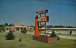 Beacon Motel Grand Haven, MI Postcard Postcard