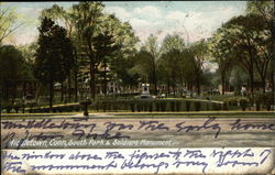 South Park & Soldiers Monument Postcard