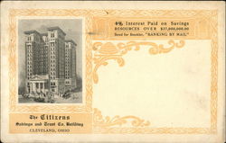 The Citizens Savings and Trust Co. Building Cleveland, OH Postcard Postcard