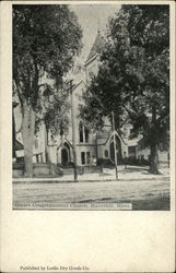 Centre Congregational Church Postcard