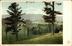 View Looking North of Berkshire Hills Postcard