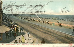 Boulevard and Beach Shore Postcard