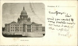 State House Providence, RI Postcard Postcard