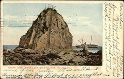 Sugar Loaf, Santa Catalina Islands, California Postcard Postcard