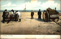 Loading the Gun Military Postcard Postcard